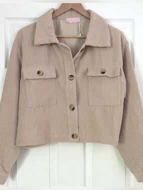 NWOT C+D+M Cropped Jacket Size L